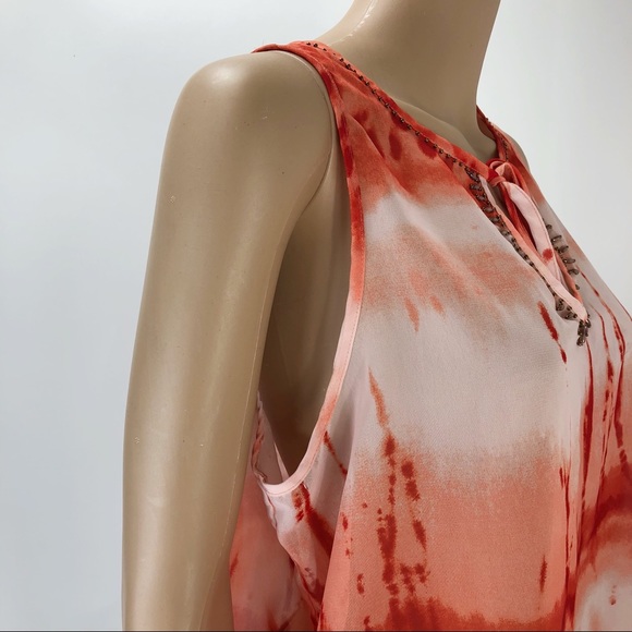 Violet + Claire large orange blouse (#27) - Picture 3 of 8